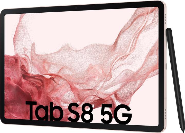 Actual product image Samsung Galaxy Tab S8 (5G, 11", 128 GB, Pink Gold)