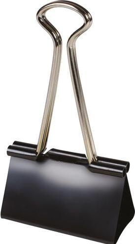 Produktbild Office Depot Foldback-Klammer 50 mm Schwarz Stahl (12 x)