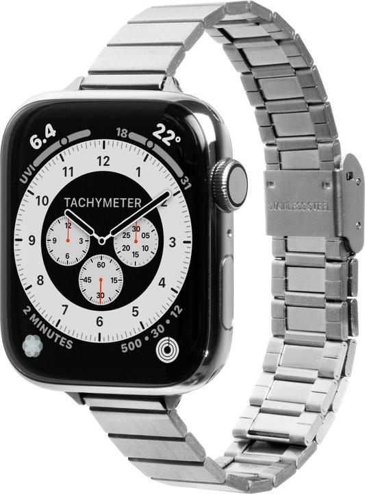 Produktbild Laut Links Petite Apple Watch 38 / 40 / 41 mm Silver (38 mm, 41 mm, 40 mm, Edelstahl)