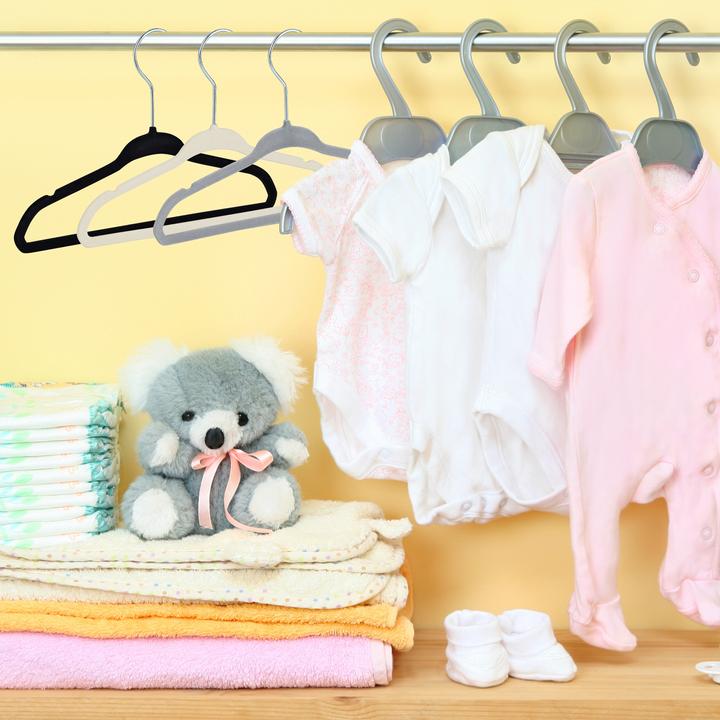 Image du produit Relaxdays Velvet Coat Hangers pour les enfants (30 x)