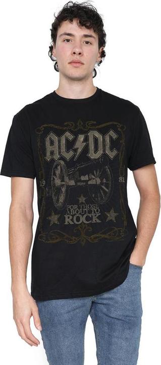 Actual product image AC/DC Mens Rock Label T-Shirt (5XL)