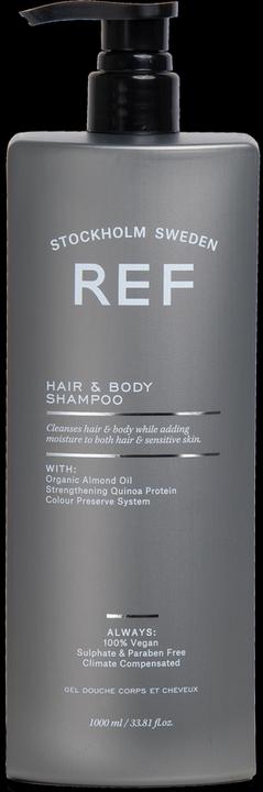 Produktbild Ref. REF Hair & Body Shampoo 1000 ml (1000 ml, Flüssiges Shampoo)