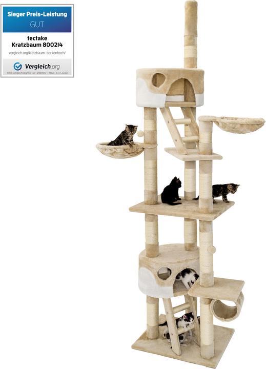 Produktbild tectake Hansi (260 cm, Beige, Weiss)
