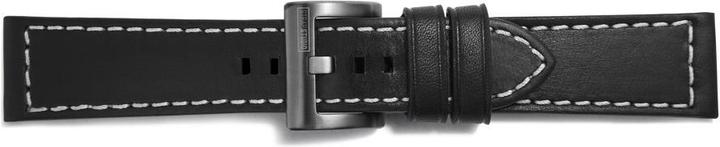 Strap Studio Viaggiatore urbano Nero (22 mm, Cuoio, Gear S3 Frontier, Ingranaggio S3 Classic)