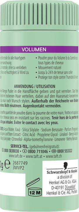 Image du produit Taft Poudre Volume (10 ml)