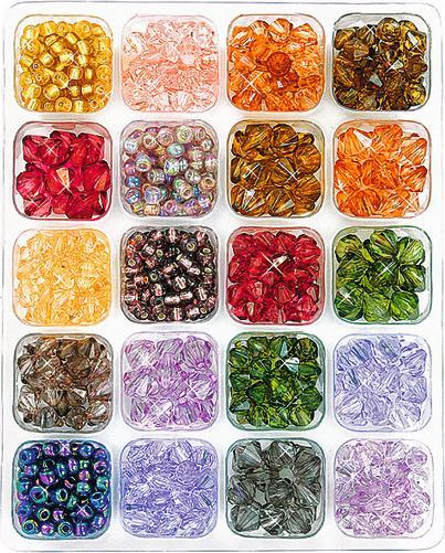 Image du produit Florence Vaessen Creative | Bead Set Acrylic/Glass 6/0 Sort