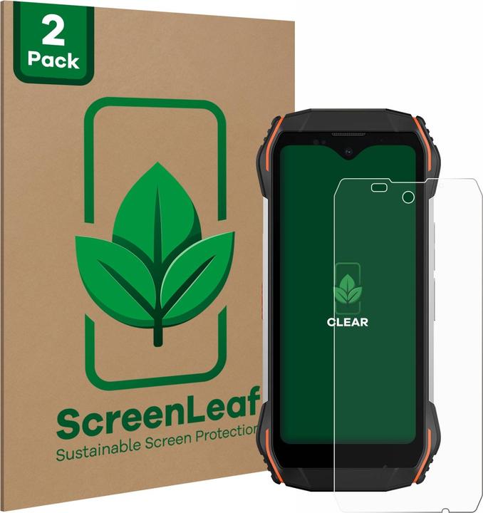 Immagine prodotto ScreenLeaf Pellicola protettiva sostenibile Pellicola protettiva dello schermo chiara trasparente (2 Pezzo/i, Blackview P6000)