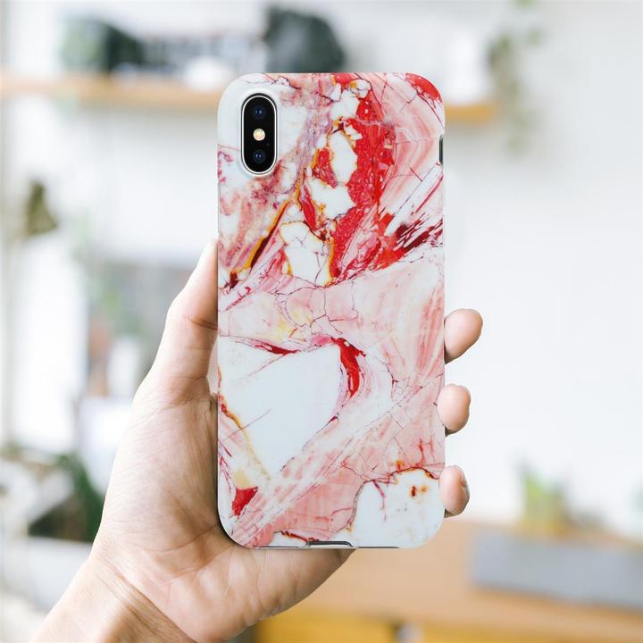 Actual product image Cadorabo IMD TPU Colorful Marble Cover (Apple iPhone X)