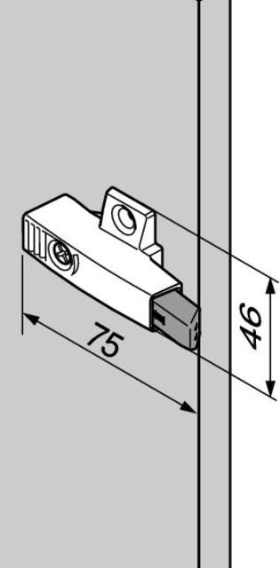 Produktbild Blum OTION 971A in Kreuzadapterplatte (1 Stk.)
