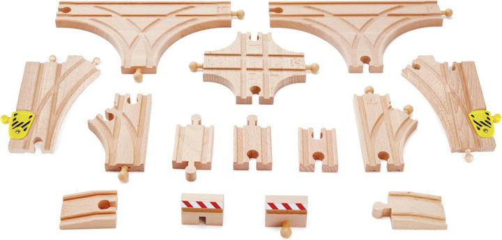 Produktbild Hape Schienenbauset Wechsel & Weichen