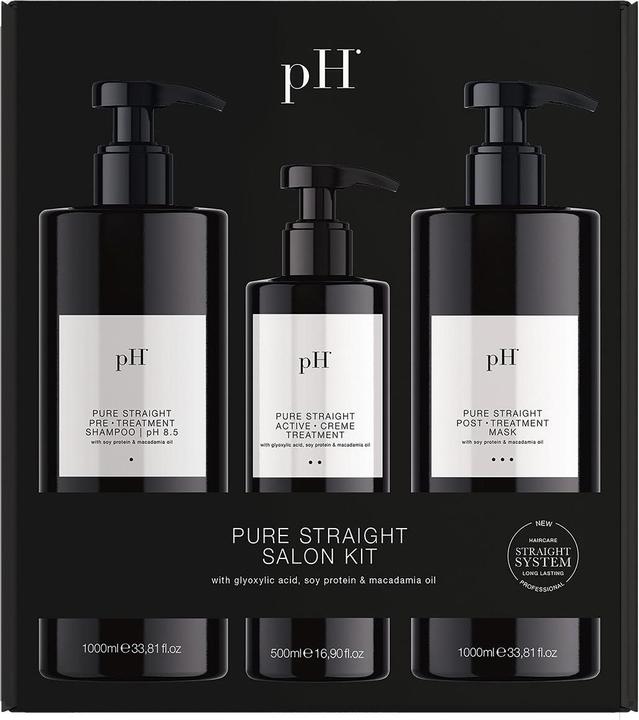 pH Pure Straight Salon Kit (Haarpflege set)