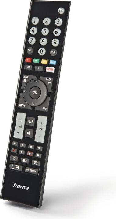 Produktbild Hama Universal-Fernbedienung für Grundig TVs, IR, lernfähig, leuchtende Tasten (Universal Fernbedienung, Infrarot)