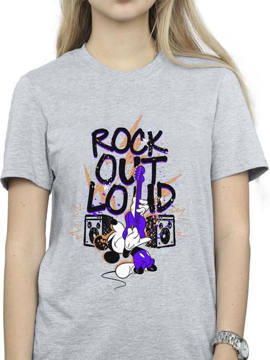 Immagine prodotto Disney Mickey Mouse Rock Out Loud Maglietta Ampia Donna (S)