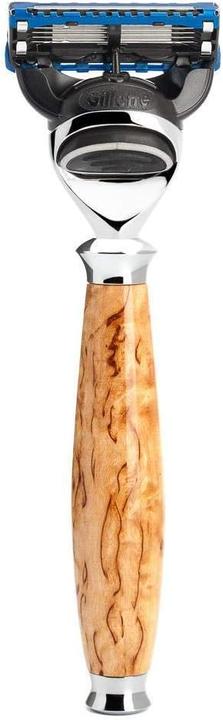 Immagine prodotto Mühle Set da barba, 3 pezzi, pennello da barba con punta d'argento in tasso, FATTO A MANO (Pennello da barba)