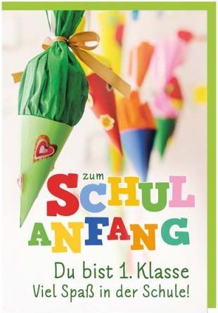 Actual product image Braun + Company Back to school card (1 pcs.)