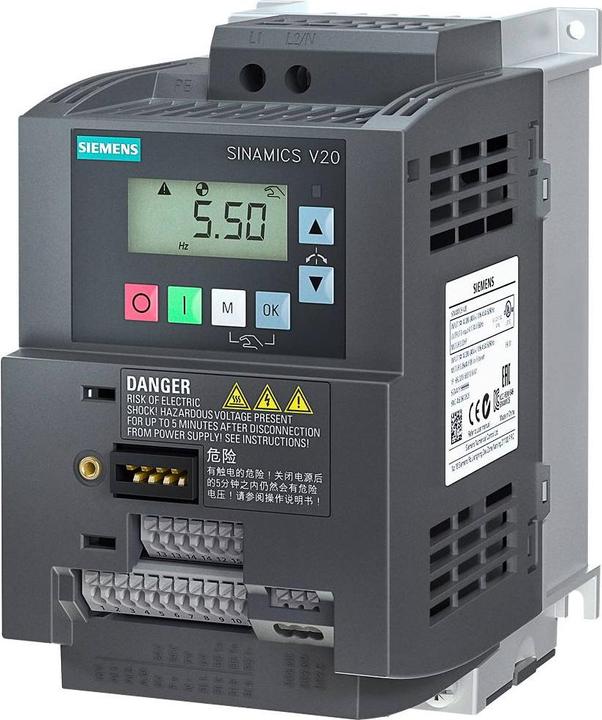 Actual product image Siemens Indus.Sector Inverter SINAMICS 1,5kW w.filter 6SL3210-5BB21-5BV1 (6SL32105BB215BV1)