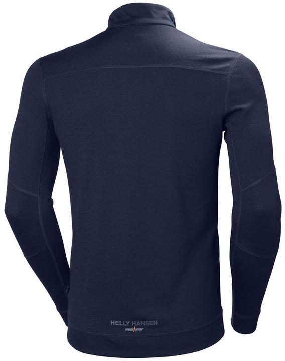 Produktbild Helly Hansen HH Workwear Lifa Merino uld undertrøje med lange aermer og zip 75107 navy 2XL (XXL)