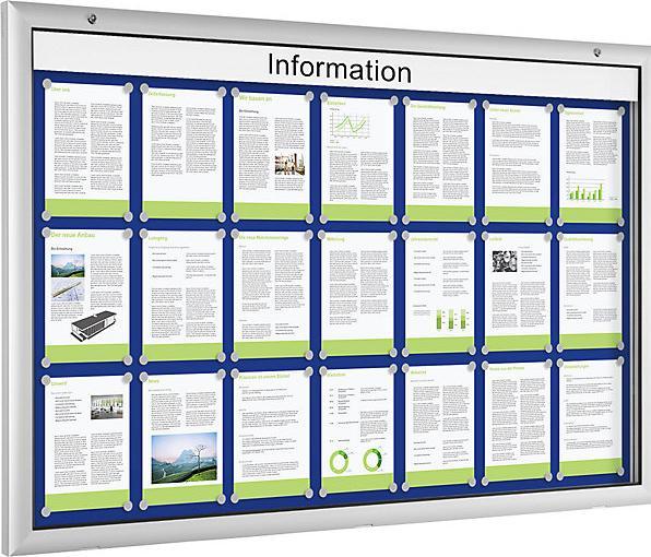 Actual product image Schaar-Design Flat display case (Blackboard, 102.5 x 160 cm)