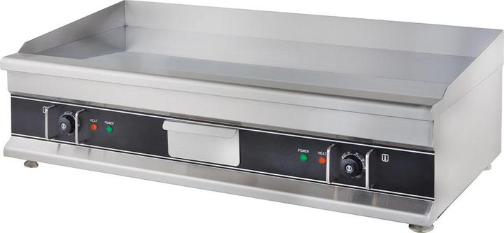 Actual product image Gastro Hero Electric grill plate Eco smooth, chrome-plated - tabletop unit (6 kW)