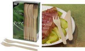 Produktbild Papstar 86940 Einweg-Gabel Holz (e) (500 x)