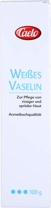 Actual product image Caelo Vaseline white HV pack aluminium tube+box, 100 g ointment (Body cream)