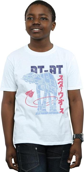 Immagine prodotto Star Wars Kanji AT-AT Maglietta Ragazzi (152, 158)