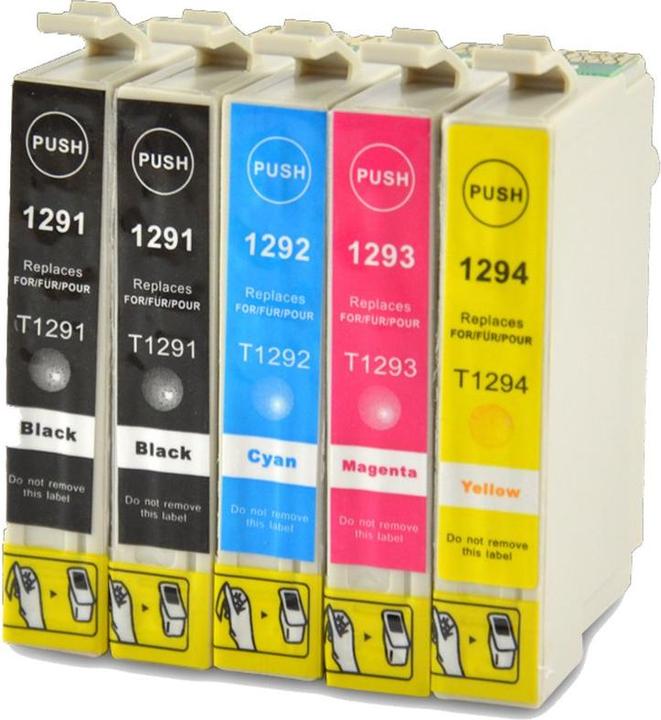Produktbild Hermex Alternative Tintenpatrone zu Epson T1295 (M, BK, C, Y)