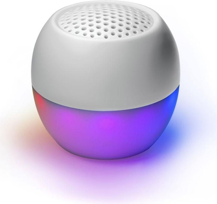 Image du produit Boompods Enceinte ronde Tide Soundflare blanc (5 h, Fonctionnement sur batterie)
