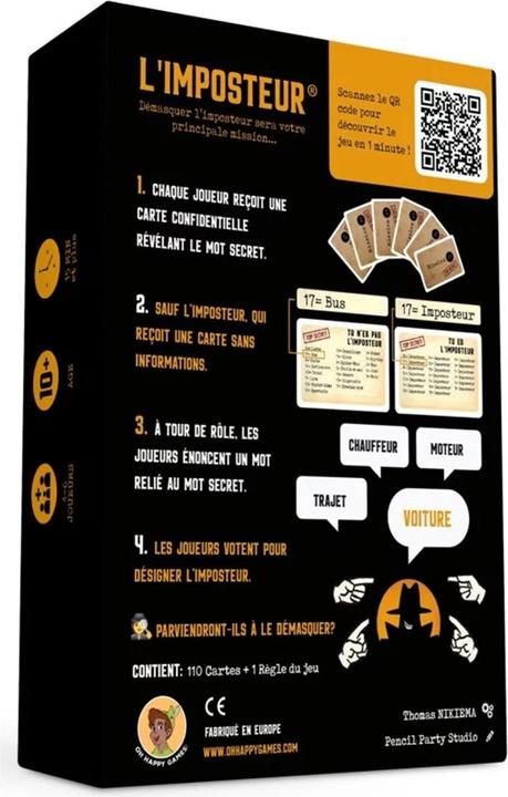 Actual product image Gigamic The cheat (French)