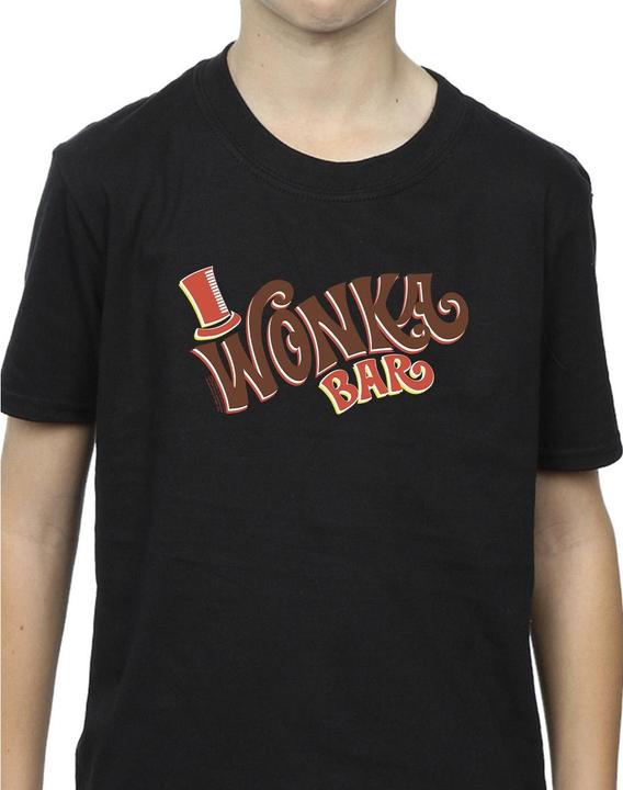 Immagine prodotto Willy Wonka & the Chocolate Factory Bar Logo Maglietta Ragazzi (128)