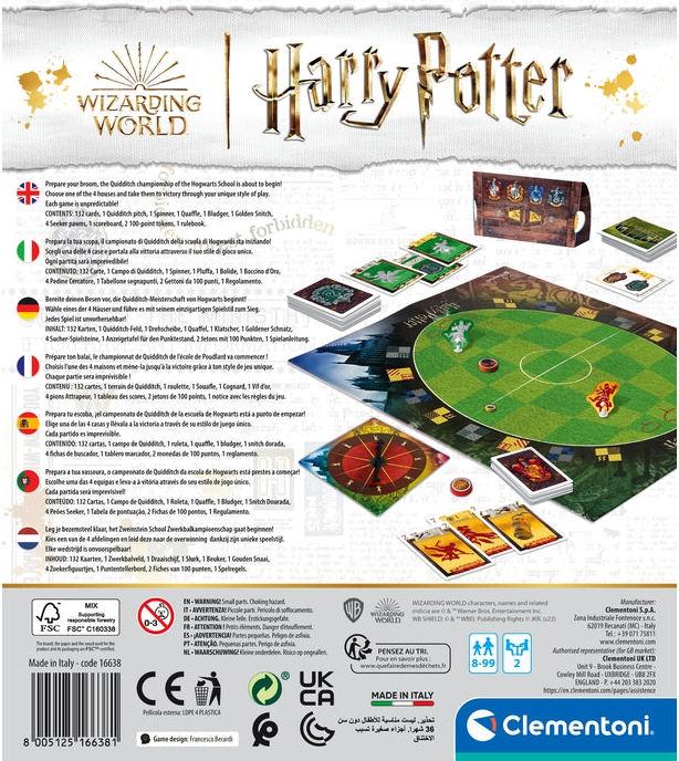Produktbild Clementoni Harry Potter Quidditch Clash (Deutsch, Französisch, Italienisch, Englisch)