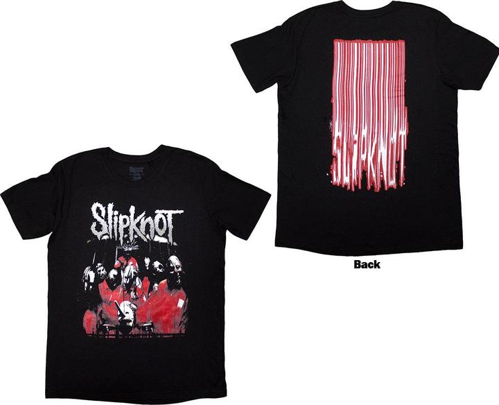 Slipknot Stretched Barcode Back Print