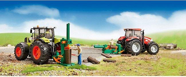 Actual product image Bruder BR Forestry set bWorld with figure