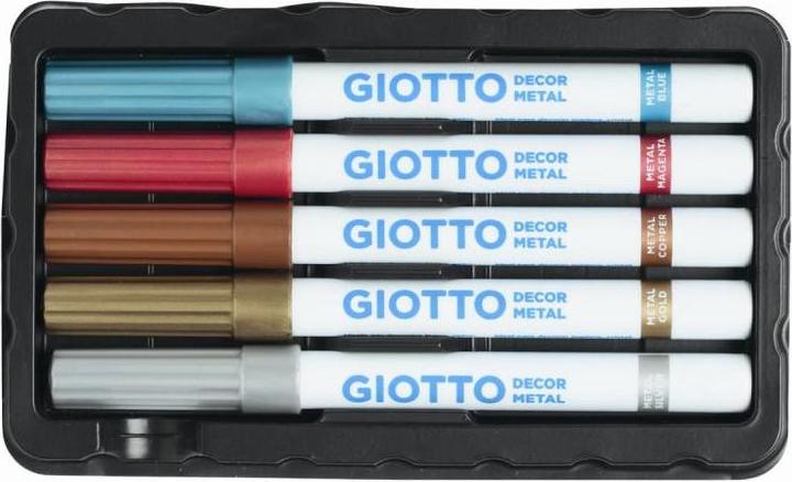 Image du produit Giotto Feutre de coloriage 'Decor Metal (6 x)