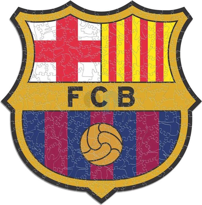 Image du produit Iconic FC Barcelone - Logo - Puzzle en bois Taille L (500 pièces) (500 pièces)