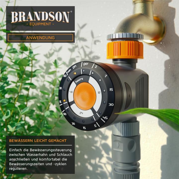 Image du produit Brandson Contrôle de l'irrigation, ordinateur d'irrigation électrique, minuterie, adaptateur 1/2" et (Ordinateur d'irrigation)