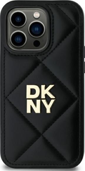Produktbild DKNY DKHCP14LPQDSLK iPhone 14 Pro 6.1" czarny/black Quilted Stack Logo (Apple iPhone 14 Pro)