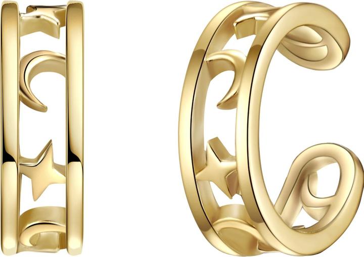 Produktbild Glanzstücke München Damen Halbmond/Stern Sterling Silber gelbgold - 15776 (Sterling Silber)