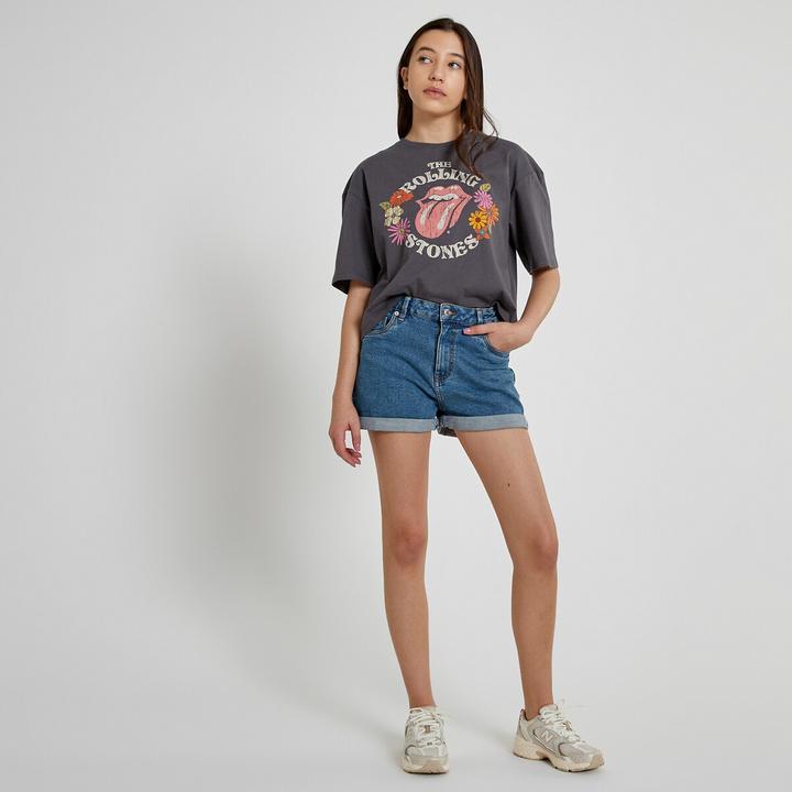Actual product image La Redoute Collections High Waist Jean Shorts (158)