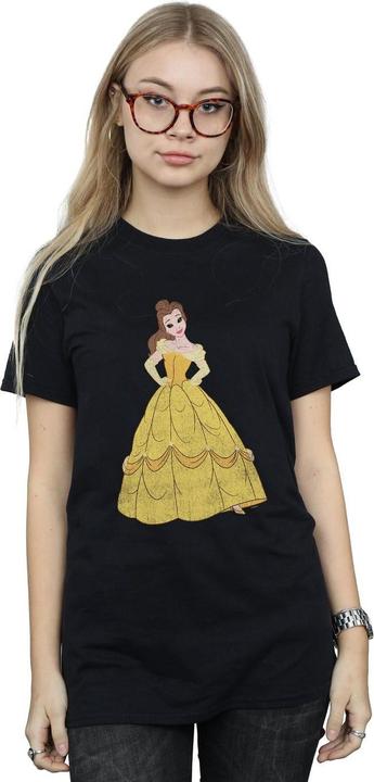 Actual product image Beauty And The Beast Womens/Ladies Belle Cotton Boyfriend T-Shirt (S)