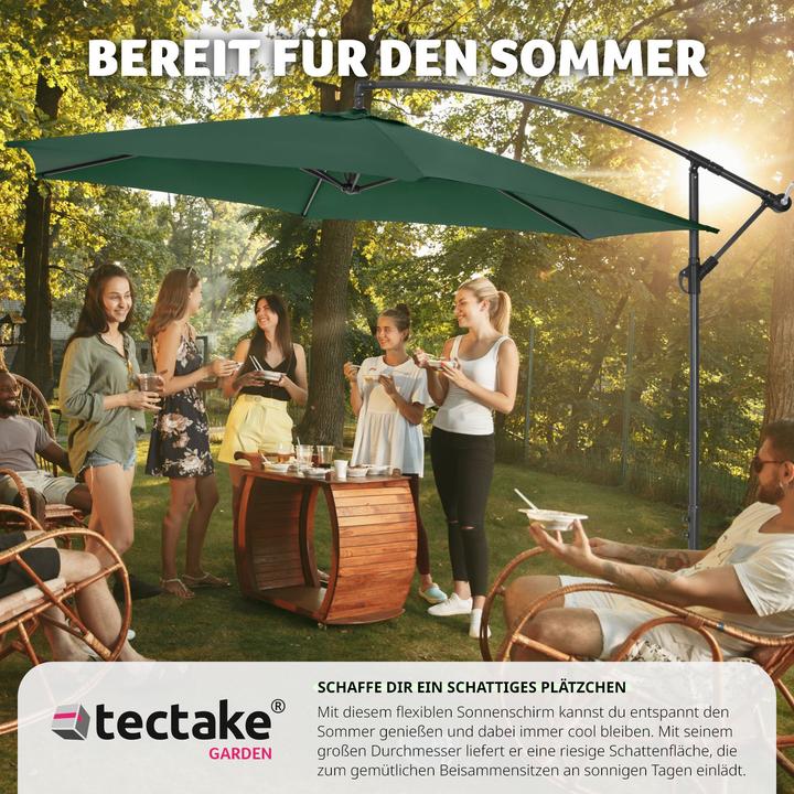 Image du produit tectake Parasol déporté