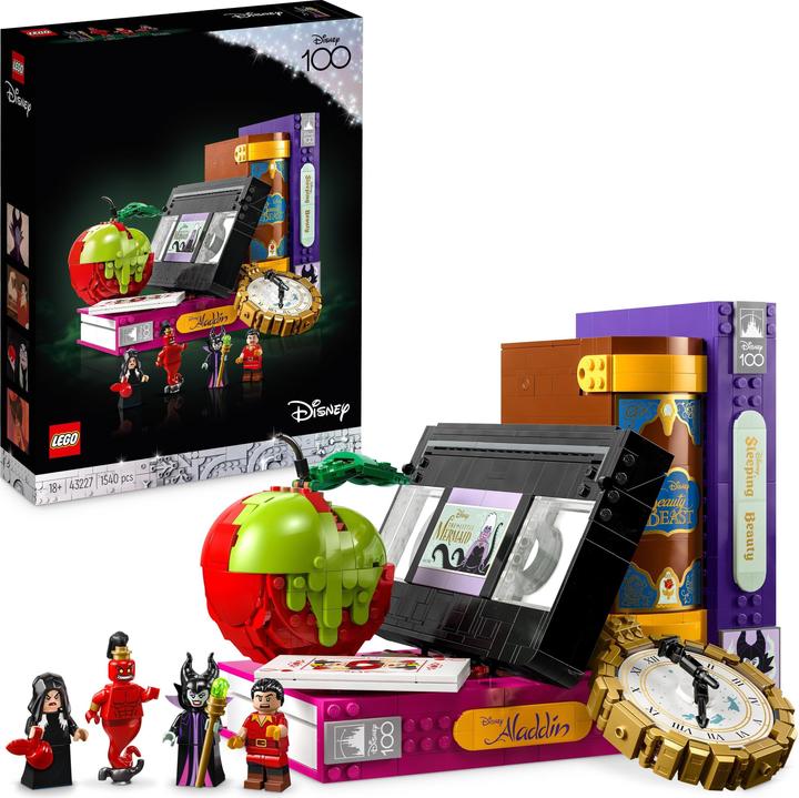 Immagine prodotto LEGO Videocassetta Disney Classic 43227 (43227, LEGO Disney, Set LEGO rari)