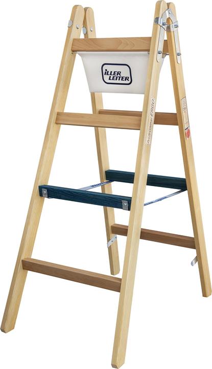 Produktbild Iller Breitsprossenstehleiter Professional ERGO 2x4 Spr (Gerüst, 125 cm)