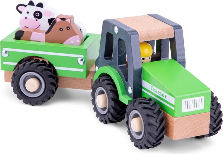 Actual product image New Classic Toys Tractor with trailer - animals