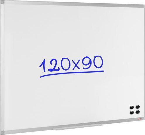 Actual product image Viking Whiteboard Superior Enamel Magnetic 1200 mm x 900 mm (120 x 90 cm)