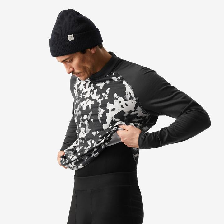 Actual product image Wedze Men's ski underwear functional shirt wide cut - BL500 beige/black (M)