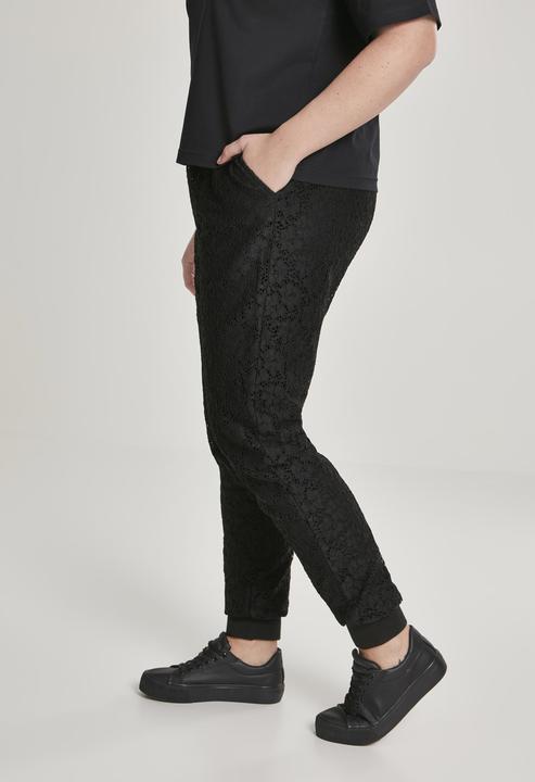 Immagine prodotto Urban Classics Pantaloni da jogging in maglia pizzo donna (XS)
