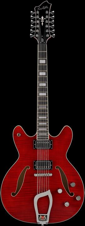 Produktbild Hagstrom E-Gitarre, Viking DLX, Wild Cherry Transparent, 12-Saiter (E-Gitarre)