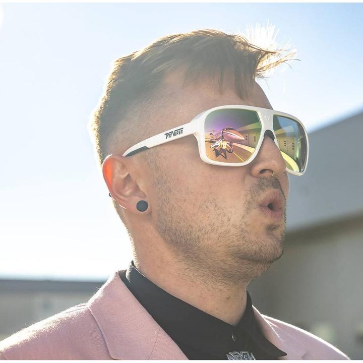 Productafbeelding Pit Viper De Miami Nachten Vlucht Optiek (Wit, Blauw)