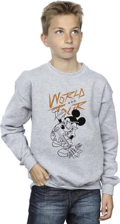 Actual product image Disney Boys Mickey Mouse World Tour Line Sweatshirt (152, 158)